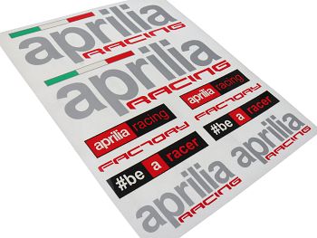 Sticker sheet - Aprilia Racing